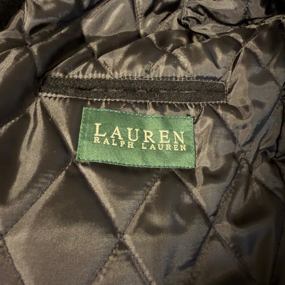 Ralph Lauren wool and cashmere car coat. Black - Picture 9 of 9